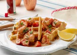 Shrimp and Waffle
